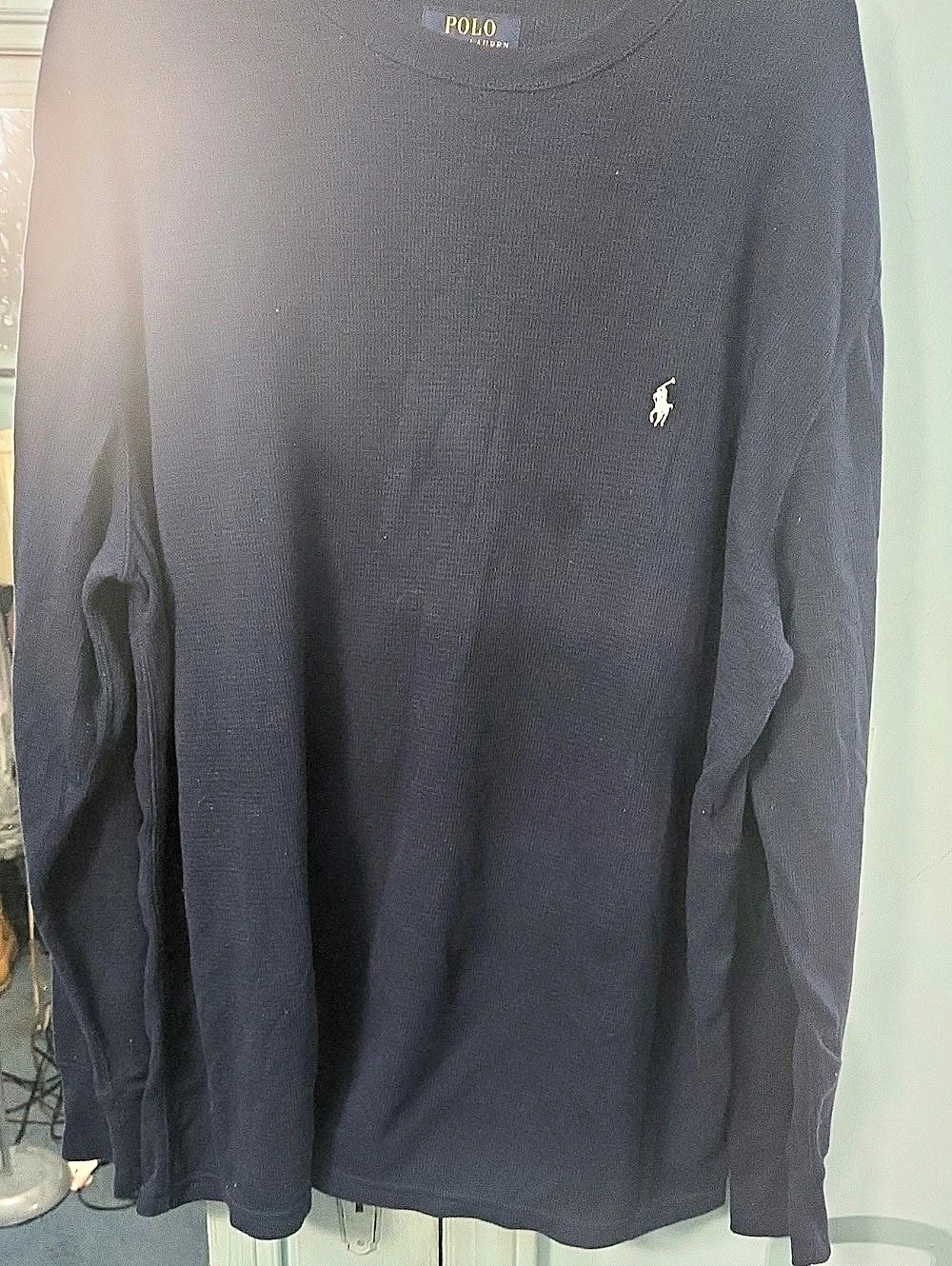 Polo Ralph Lauren Sleepwear Long Sleeve Top in Blue Mens 2XL
